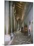 Aisle of Cathedral of Santa Maria Nuova, Monreale, Sicily, Italy, 12th Century-null-Mounted Giclee Print