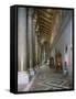 Aisle of Cathedral of Santa Maria Nuova, Monreale, Sicily, Italy, 12th Century-null-Framed Stretched Canvas