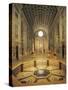 Aisle to Entrance of Basilica of St Andrew-Leon Battista Alberti-Stretched Canvas