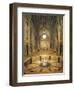 Aisle to Entrance of Basilica of St Andrew-Leon Battista Alberti-Framed Giclee Print