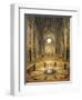 Aisle to Entrance of Basilica of St Andrew-Leon Battista Alberti-Framed Giclee Print