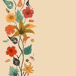 Abstract Floral Background-aispl-Art Print