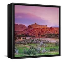 Ait Benhaddou, Atlas Mountains, Morocco-Doug Pearson-Framed Stretched Canvas