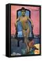 Aita Tamari Vahina Judith Te Parari' (Annah the Javanes), 1893-Paul Gauguin-Framed Stretched Canvas