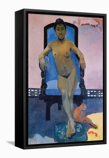 Aita Tamari Vahine (La Javanaise)-Paul Gauguin-Framed Stretched Canvas