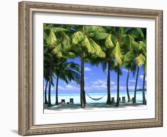 Aitutaki, Cook Islands, New Zealand-Peter Adams-Framed Photographic Print