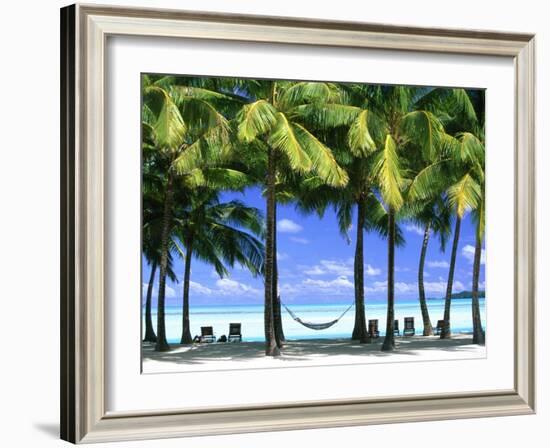 Aitutaki, Cook Islands, New Zealand-Peter Adams-Framed Photographic Print