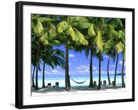 Aitutaki, Cook Islands, New Zealand-Peter Adams-Framed Photographic Print