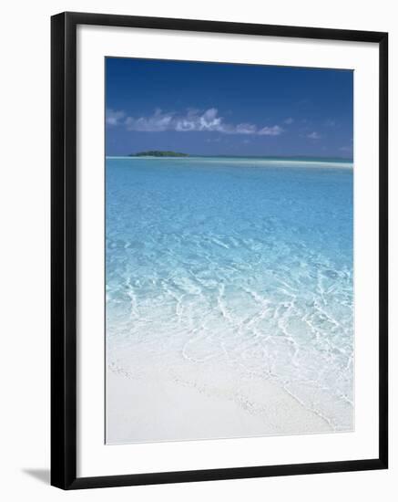 Aitutaki Lagoon, Aitutaki, Polynesia, South Pacific, Cook Islands-Steve Vidler-Framed Photographic Print