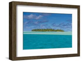 Aitutaki lagoon, Rarotonga and the Cook Islands, South Pacific, Pacific-Michael Runkel-Framed Photographic Print