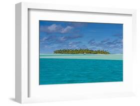 Aitutaki lagoon, Rarotonga and the Cook Islands, South Pacific, Pacific-Michael Runkel-Framed Photographic Print