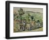 Aix En Provence, Rocky Countryside-Paul Cézanne-Framed Giclee Print