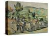 Aix En Provence, Rocky Countryside-Paul Cézanne-Stretched Canvas