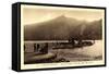 Aix Les Bains, Lac Du Bourget, Hautecombe, Dampfer-null-Framed Stretched Canvas