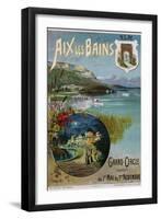 Aix Les Bains Poster-Hugo D'Alesi-Framed Premium Giclee Print