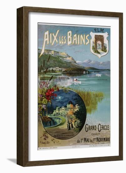 Aix Les Bains Poster-Hugo D'Alesi-Framed Giclee Print