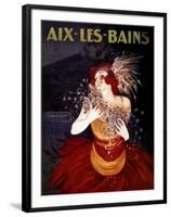 Aix-Les-Bains-Leonetto Cappiello-Framed Art Print