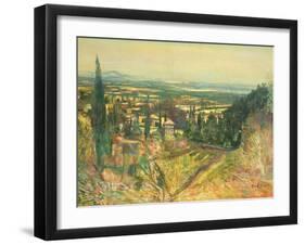 Aixoise Countryside, France-John Erskine-Framed Giclee Print