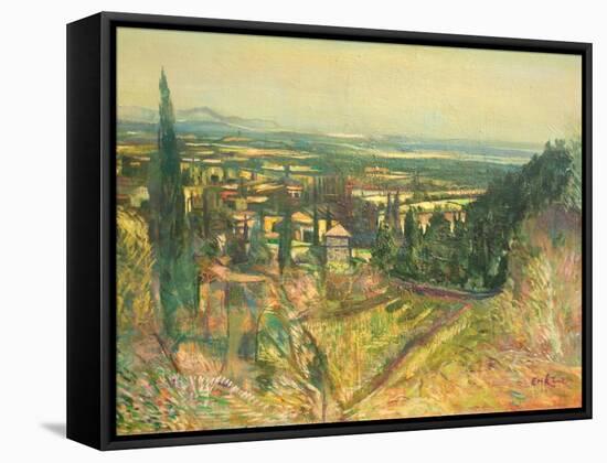 Aixoise Countryside, France-John Erskine-Framed Stretched Canvas