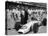 Aj Foyt in Lotus-Ford, Indianapolis 500, Indiana, USA, 1965-null-Stretched Canvas