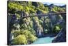 Aj Hackett Bungy Jumping on the Kawarau Bridge over the Kawarau River Near Queenstown-Michael-Stretched Canvas