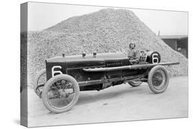 AJ Hancocks 3308 cc Vauxhall at the RAC Isle of Man TT race, 10 June 1914-Bill Brunell-Stretched Canvas