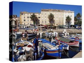Ajaccio Harbour, Corsica, France, Mediterranean-Yadid Levy-Stretched Canvas