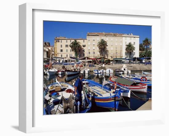 Ajaccio Harbour, Corsica, France, Mediterranean-Yadid Levy-Framed Photographic Print