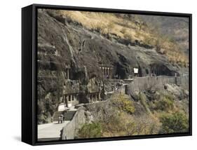 Ajanta Cave Complex, Maharastra, India-Robert Harding-Framed Stretched Canvas