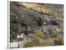 Ajanta Cave Complex, Maharastra, India-Robert Harding-Framed Photographic Print