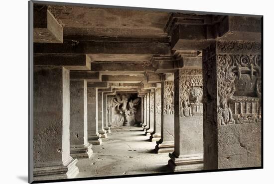Ajanta Caves, UNESCO World Heritage Site, Maharashtra, India, Asia-Alex Robinson-Mounted Photographic Print