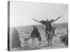 Ajman Bedouin on the Move (With Women's Litter, Hawdaj) Near Thaj, Saudi Arabia, 13th March 1911-William Henry Irvine Shakespear-Stretched Canvas