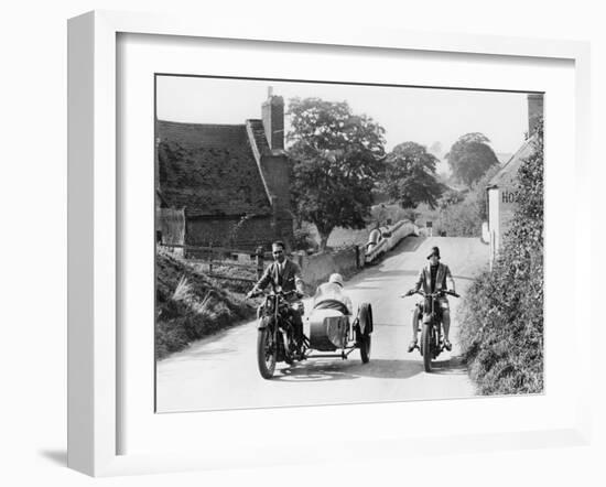 Ajs Motorbikes, C1939-null-Framed Photographic Print