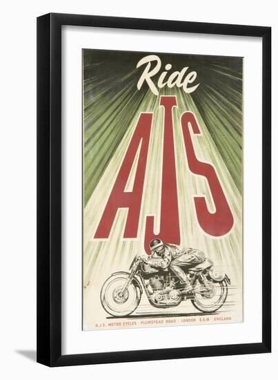 Ajs Motorcycle-Vintage Apple Collection-Framed Giclee Print