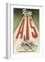 Ajs Motorcycle-Vintage Apple Collection-Framed Giclee Print