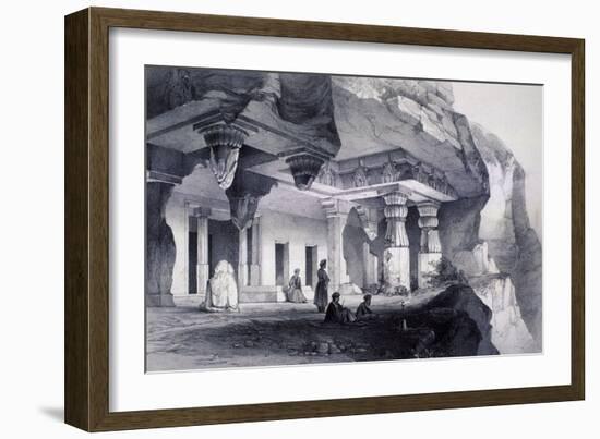 Ajunta (Si), Vihara Cave Number Seven-Thomas Colman Dibdin-Framed Giclee Print