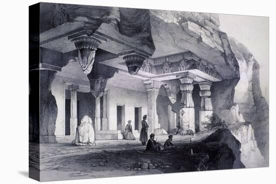 Ajunta (Si), Vihara Cave Number Seven-Thomas Colman Dibdin-Stretched Canvas