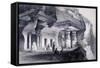 Ajunta (Si), Vihara Cave Number Seven-Thomas Colman Dibdin-Framed Stretched Canvas