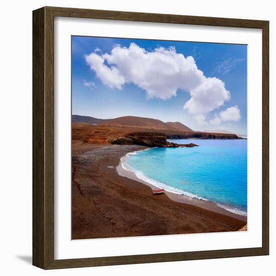 Ajuy Beach Fuerteventura at Canary Islands of Spain-Naturewolrd-Framed Photographic Print