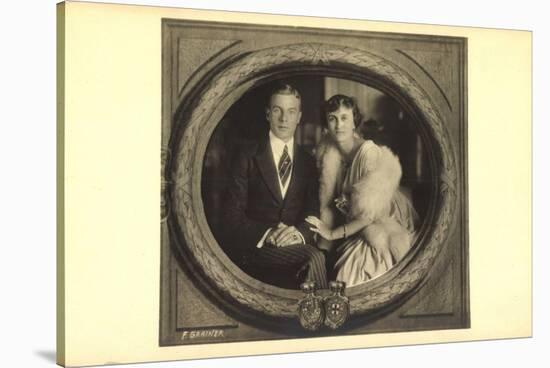 Ak Erbprinz Franz Josef Und Prinzessin Helene Von Thurn Und Taxis-German photographer-Stretched Canvas