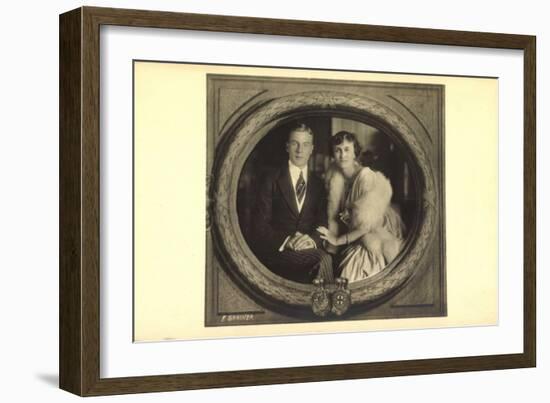 Ak Erbprinz Franz Josef Und Prinzessin Helene Von Thurn Und Taxis-German photographer-Framed Photographic Print