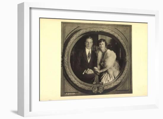 Ak Erbprinz Franz Josef Und Prinzessin Helene Von Thurn Und Taxis-German photographer-Framed Photographic Print