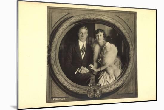 Ak Erbprinz Franz Josef Und Prinzessin Helene Von Thurn Und Taxis-German photographer-Mounted Photographic Print