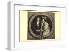 Ak Erbprinz Franz Josef Und Prinzessin Helene Von Thurn Und Taxis-German photographer-Framed Photographic Print