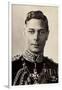 Ak His Majesty King George Vi., Portrait, Uniform, Medals-null-Framed Photographic Print