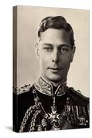 Ak His Majesty King George Vi., Portrait, Uniform, Medals-null-Stretched Canvas