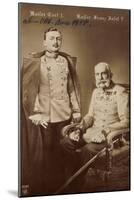 Ak Kaiser Carl I., Kaiser Franz Josef I., Npg 6040, Schwert-null-Mounted Photographic Print