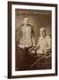 Ak Kaiser Carl I., Kaiser Franz Josef I., Npg 6040, Schwert-null-Framed Photographic Print