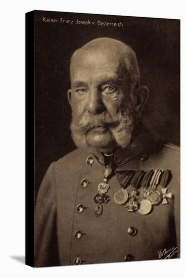 Ak Kaiser Franz Josef I., Portrait, Orden Und Abzeichen, Wohlfahrt-null-Stretched Canvas