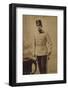 Ak Kaiser Franz Josef I., Standportrait, Uniform, Hochhut, Säbel-null-Framed Photographic Print